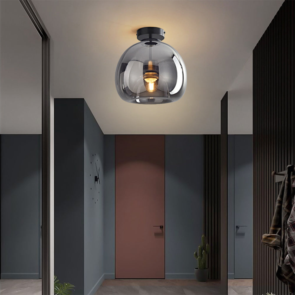 Plafondlamp Glas Metaal Moderne Gang Verlichting