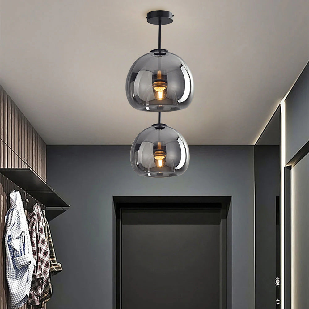 Plafondlamp Glas Metaal Moderne Gang Verlichting