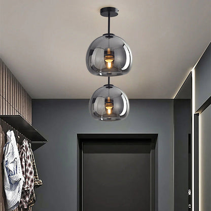 Plafondlamp Glas Metaal Moderne Gang Verlichting