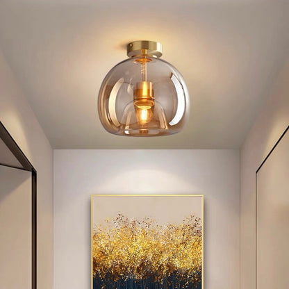 Plafondlamp Glas Metaal Moderne Gang Verlichting