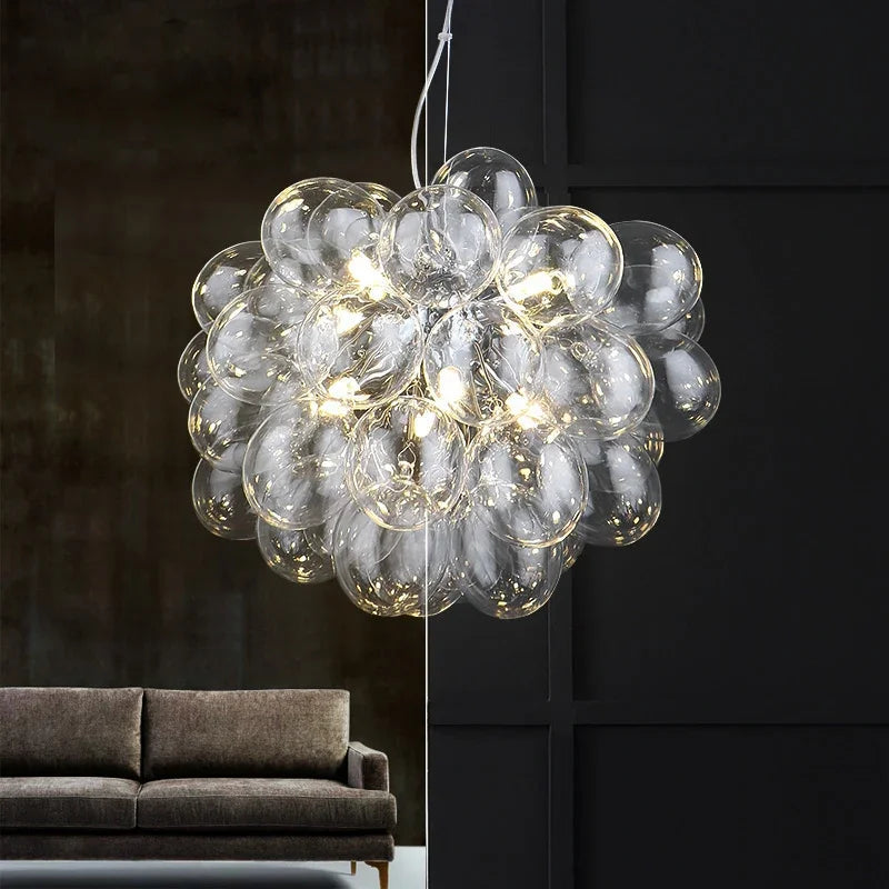 Moderne Glazen Bol hanglamp Kroonluchter