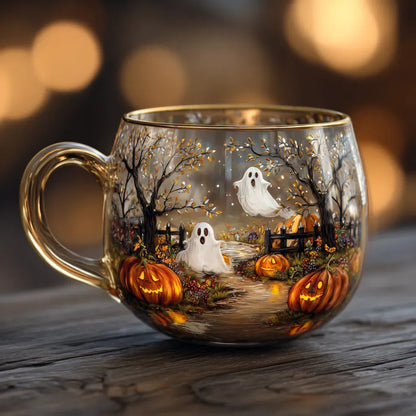 Koffiemok Glas Kerst Design Winter Mok