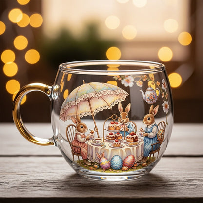 Koffiemok Glas Kerst Design Winter Mok