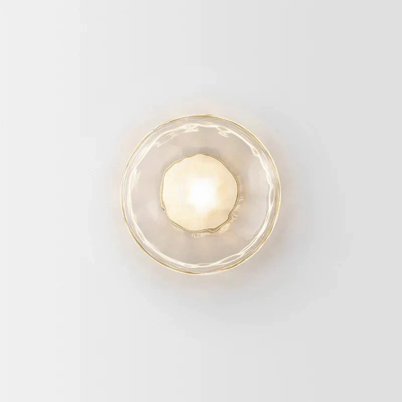Nordic Ronde Ceto Glazen Wandlamp