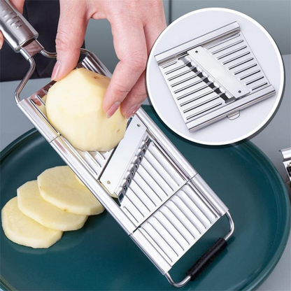 Groentesnijder RVS Multifunctioneel Julienne Mandoline