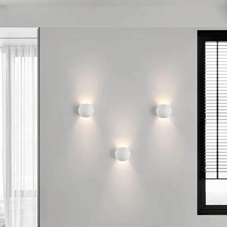 Minimalistische Design Gypsum LED Wandlamp