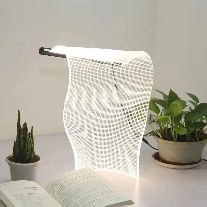 Buigbare Aluminium en Acryl Design Tafellamp
