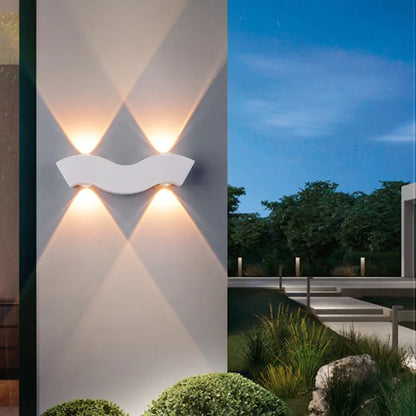 Moderne Compacte Buiten Waterdichte Wandlamp