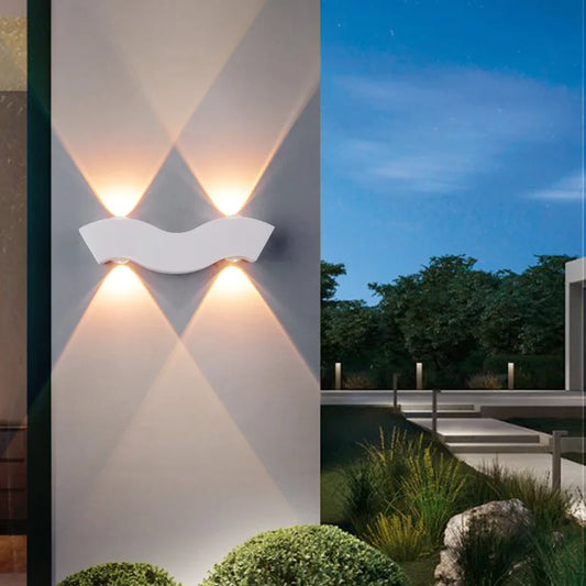 Moderne Compacte Buiten Waterdichte Wandlamp