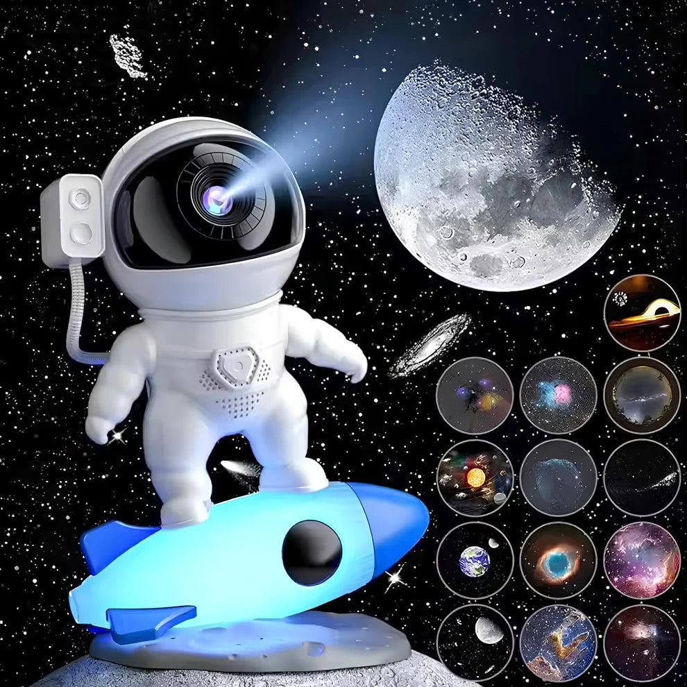 Astronaut Projectielamp Galaxy & Cosmic Audio Varianten