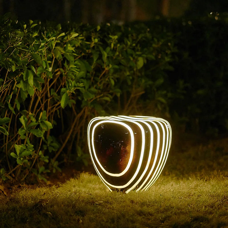 Luxely Natuursteen Weerbestendige LED Tuinlamp
