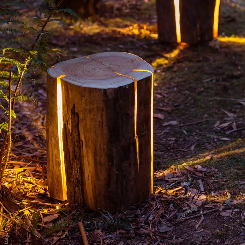 Natuurlijke Buiten LED Boomstronk Lamp