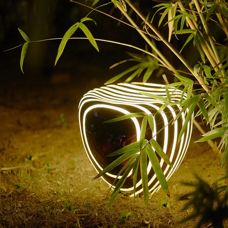 Luxely Natuursteen Weerbestendige LED Tuinlamp