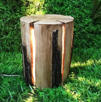 Natuurlijke Buiten LED Boomstronk Lamp