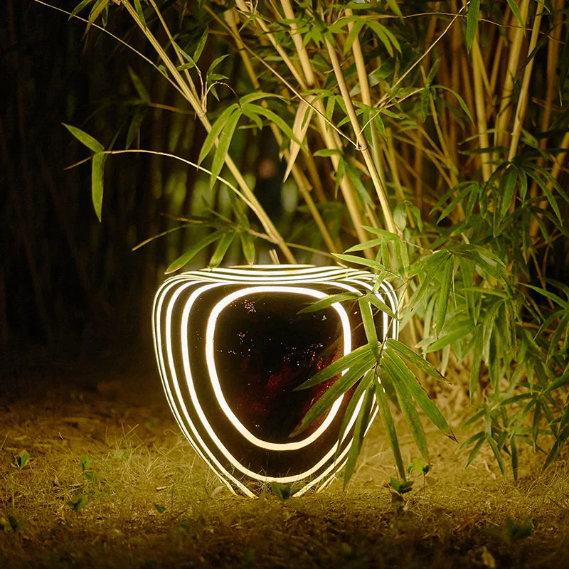 Luxely Natuursteen Weerbestendige LED Tuinlamp
