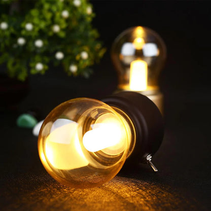 Retro Draagbare LED Tafellamp met USB Oplaad