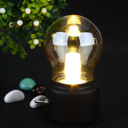 Retro Draagbare LED Tafellamp met USB Oplaad