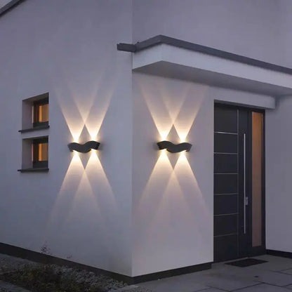 Moderne Compacte Buiten Waterdichte Wandlamp
