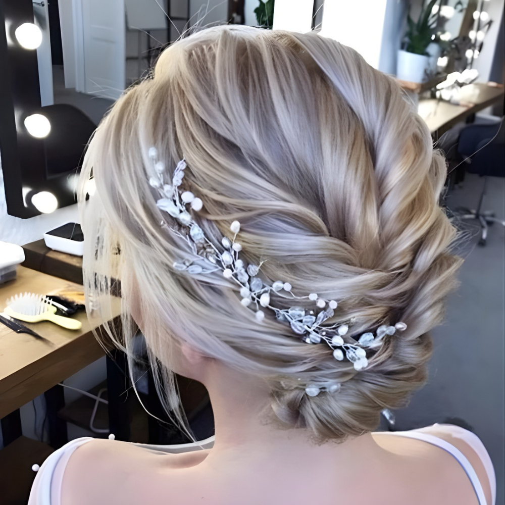 Haarsieraad Parels Valentijnsdag Elegant Haaraccessoire