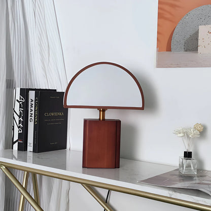 Moderne Halve Maan Wabi Sabi Stijl Tafellamp