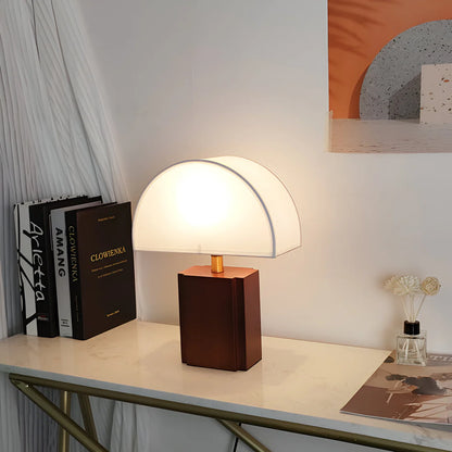 Moderne Halve Maan Wabi Sabi Stijl Tafellamp