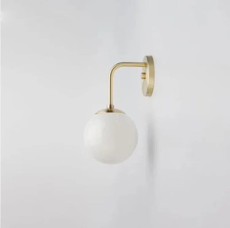 Moderne Halo korst Glazen Bol Wandlamp