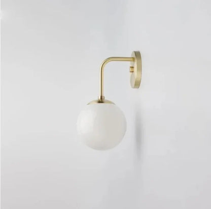 Moderne Halo korst Glazen Bol Wandlamp