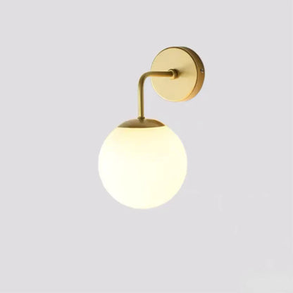 Moderne Halo korst Glazen Bol Wandlamp