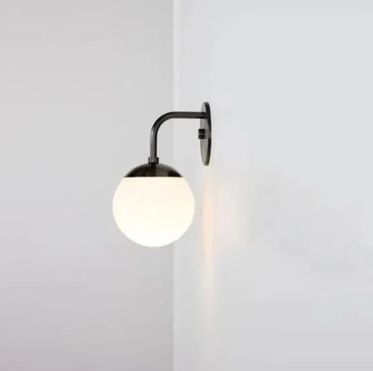 Moderne Halo korst Glazen Bol Wandlamp