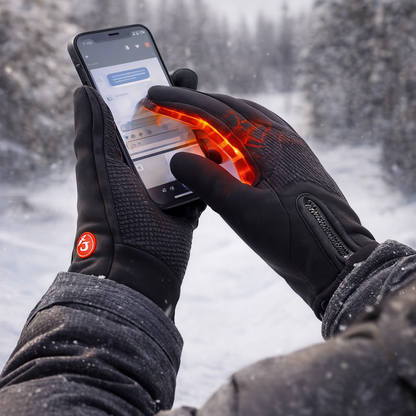 Verwarmde Handschoenen Thermische Touchscreen Winter Buiten