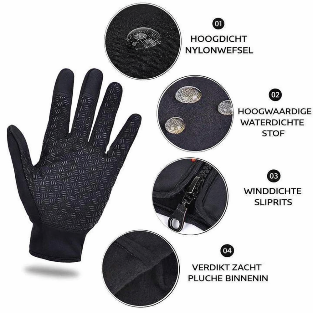Handschoenen Winter Thermisch Waterafstotend Touchscreen
