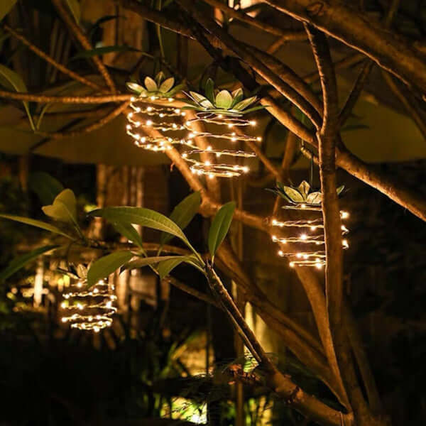Hangende Solar Decoratieve Ananas Buitenverlamp
