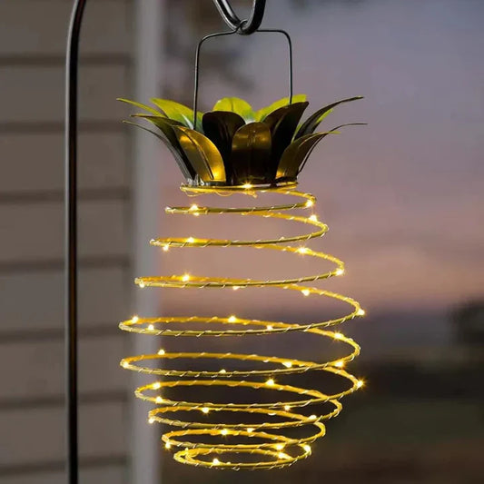 Hangende Solar Decoratieve Ananas Buitenverlamp