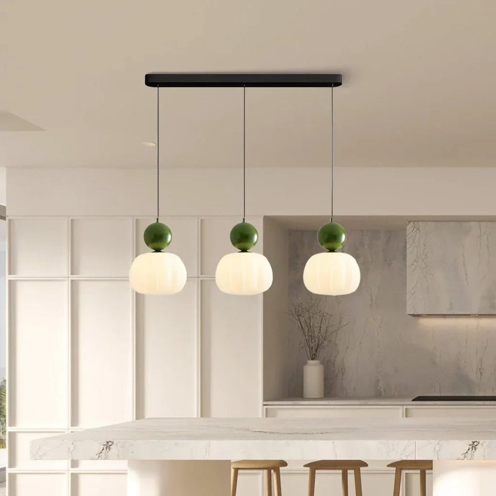 Hanglamp Glas Art Deco Goud Modern Design