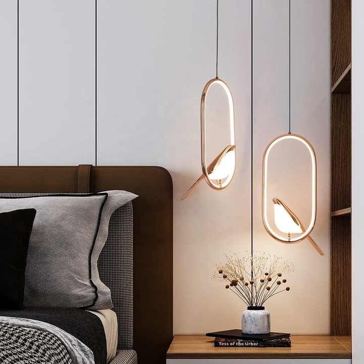 Aurelia Luxe Gouden Vogel Hanglamp