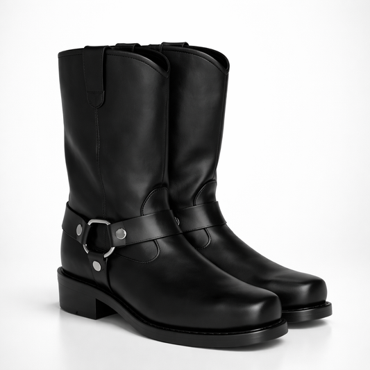Heren Laarzen Gesp Waterdicht Leder Slipvaste Zool