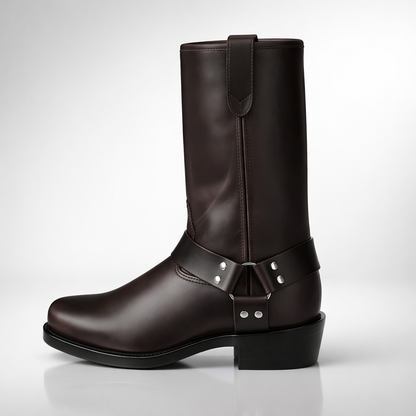 Heren Laarzen Gesp Waterdicht Leder Slipvaste Zool
