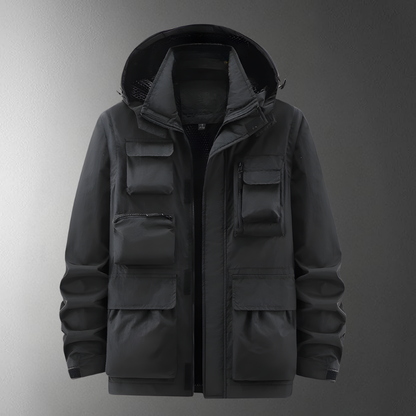 Heren Winterjas Gewatteerd Waterdicht Parka Jas