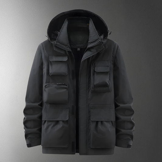 Heren Winterjas Gewatteerd Waterdicht Parka Jas