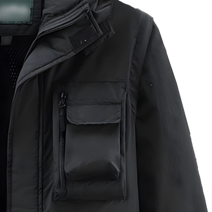 Heren Winterjas Gewatteerd Waterdicht Parka Jas