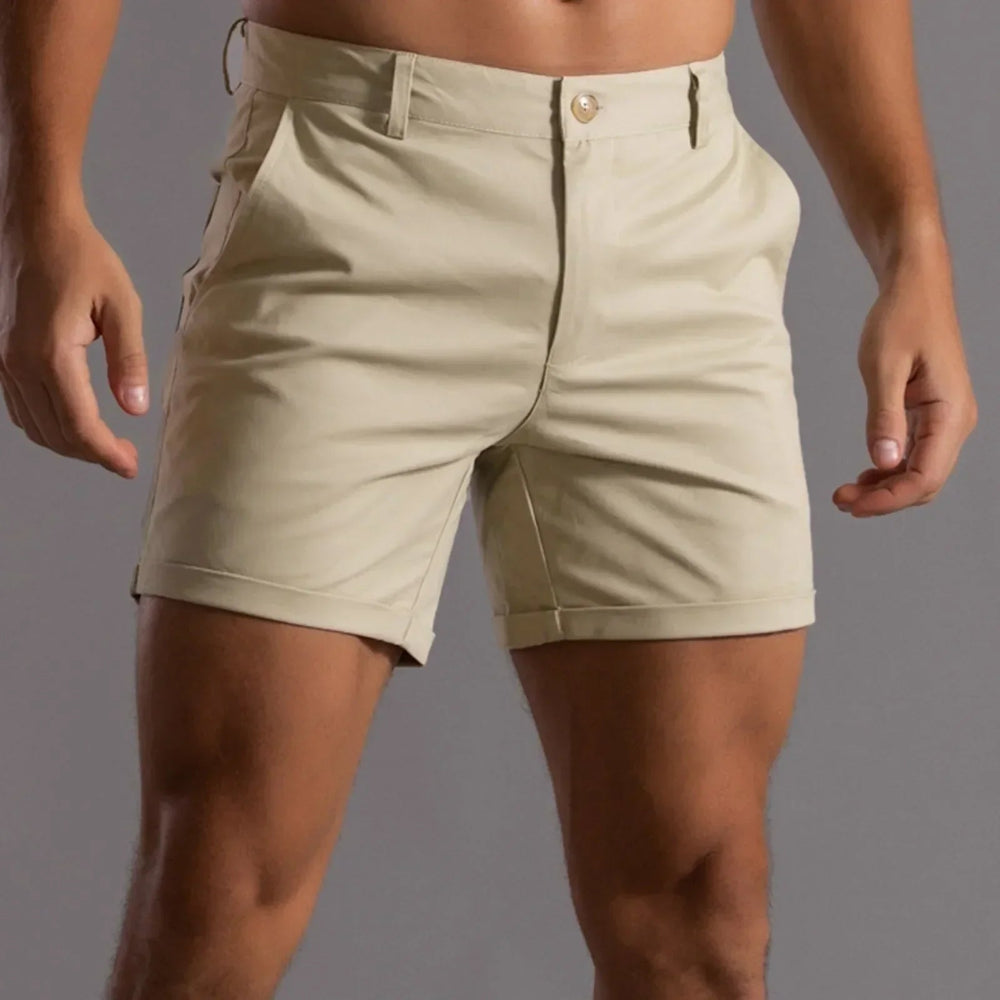 Heren Chino Shorts Katoen Comfortabele Casual Zomershort