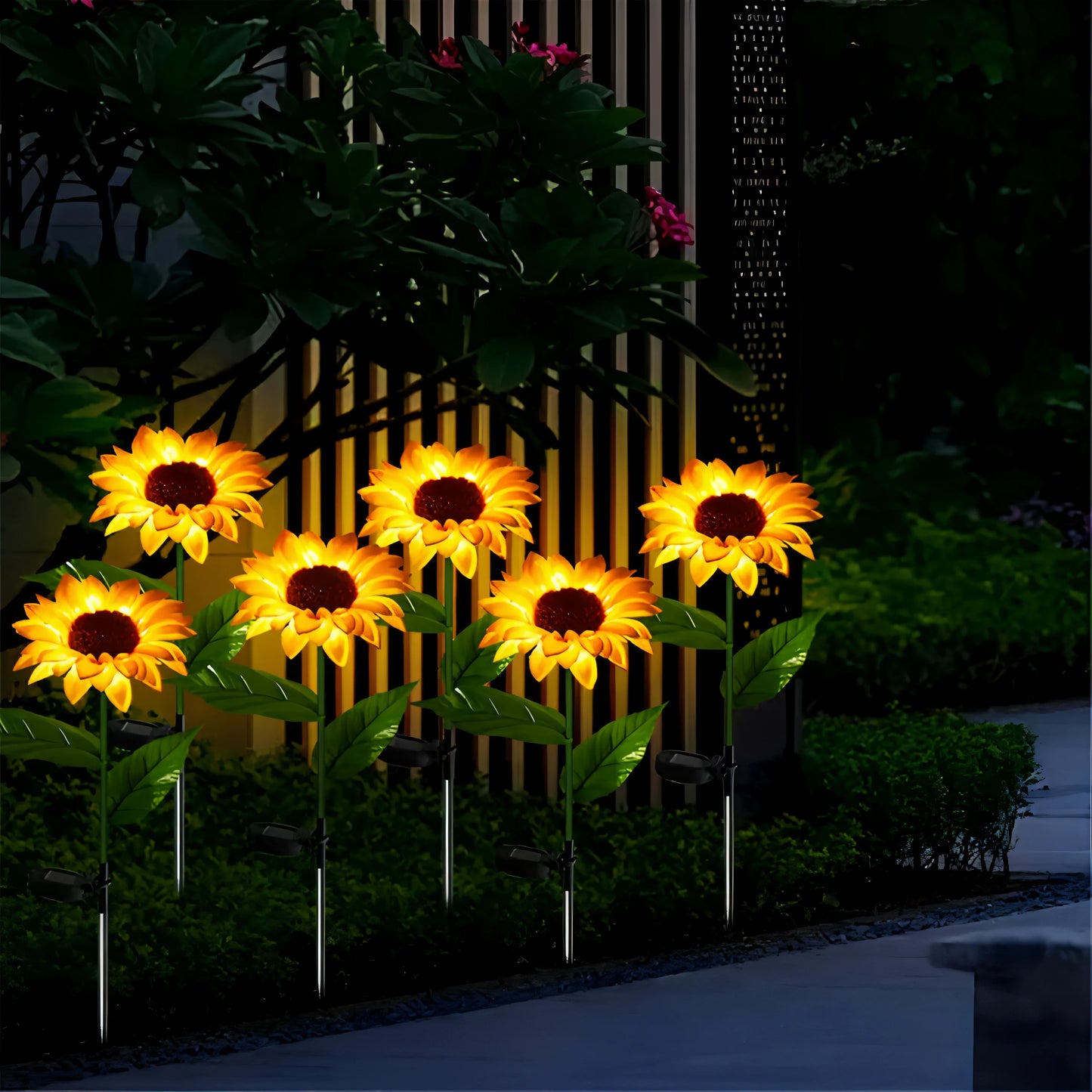 Realistisch Weerbestendige Zonnebloem Tuinlamp