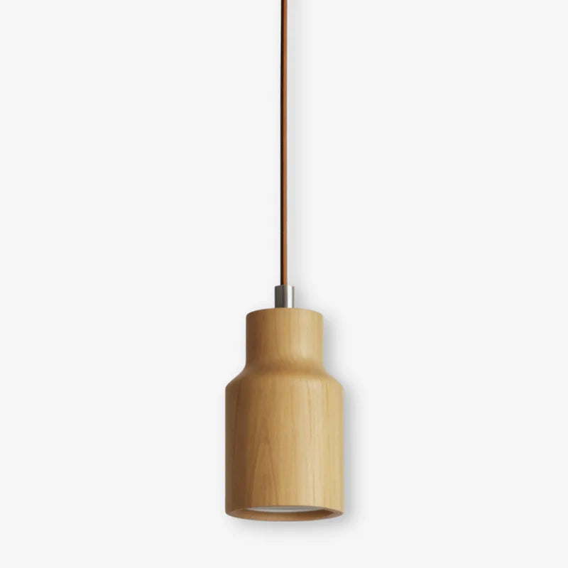 Borealis Glow Scandinavische Houten Hanglamp