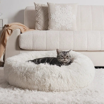 Hondenmand Donut Kattenmand Pluche Rond Wasbaar