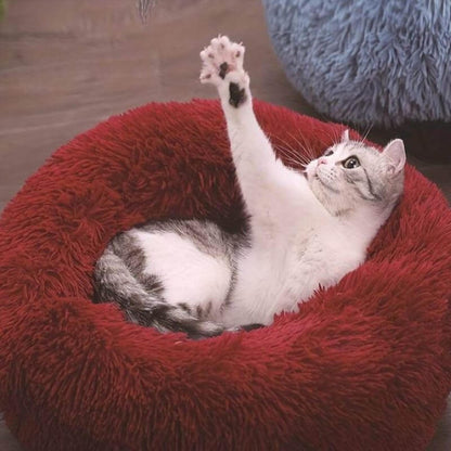 Hondenmand Donut Kattenmand Pluche Rond Wasbaar