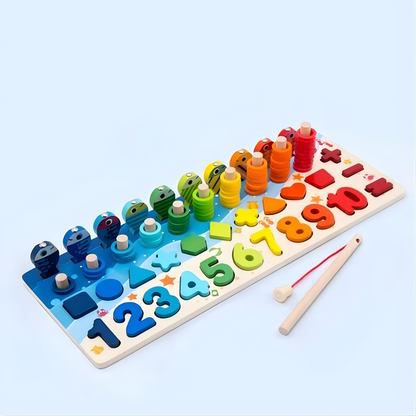 Houten Speelgoed Montessori Leerbord Educatief Telraam