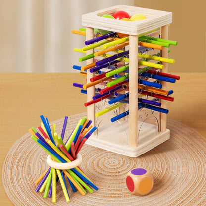 Houten Behendigheidsspel Montessori Motoriek Educatief Speelgoed