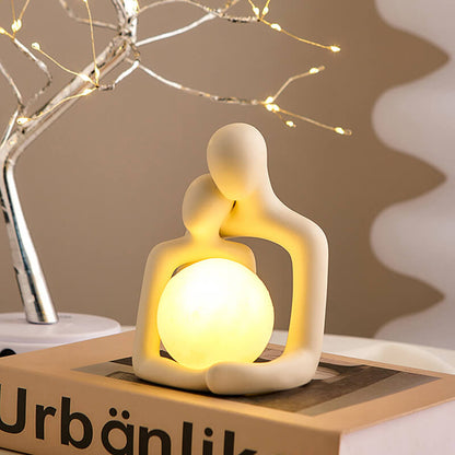 Romantisch Hug Keramische Nachtlamp