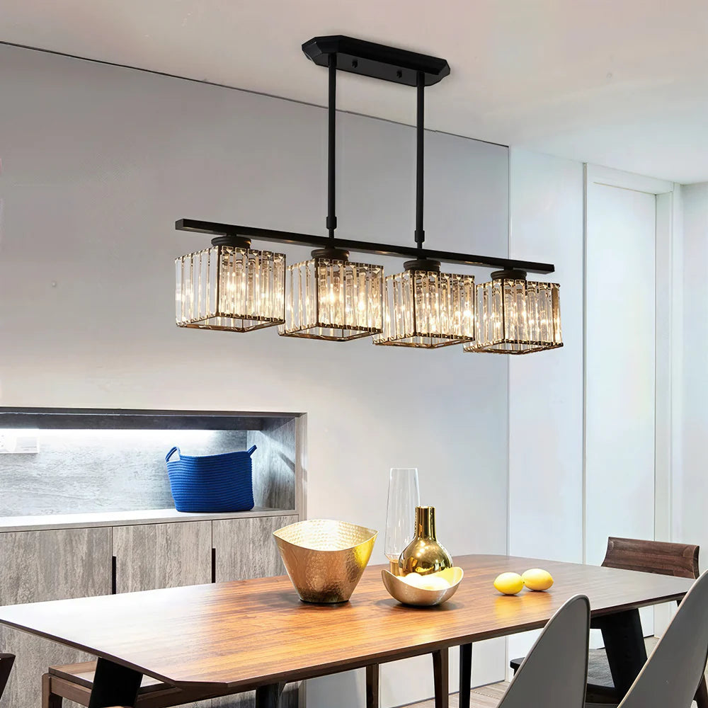 Nordic Glazen Hanglamp met Meerdere Lichtpunten