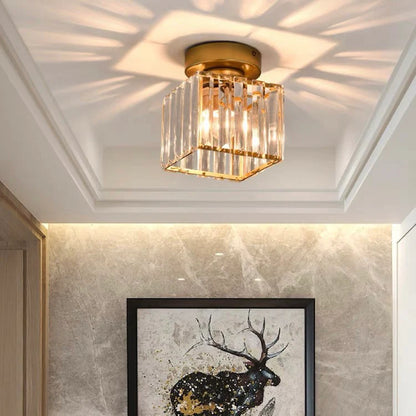 Glowline Plafondlamp – Kristallen Elegantie voor Elke Ruimte